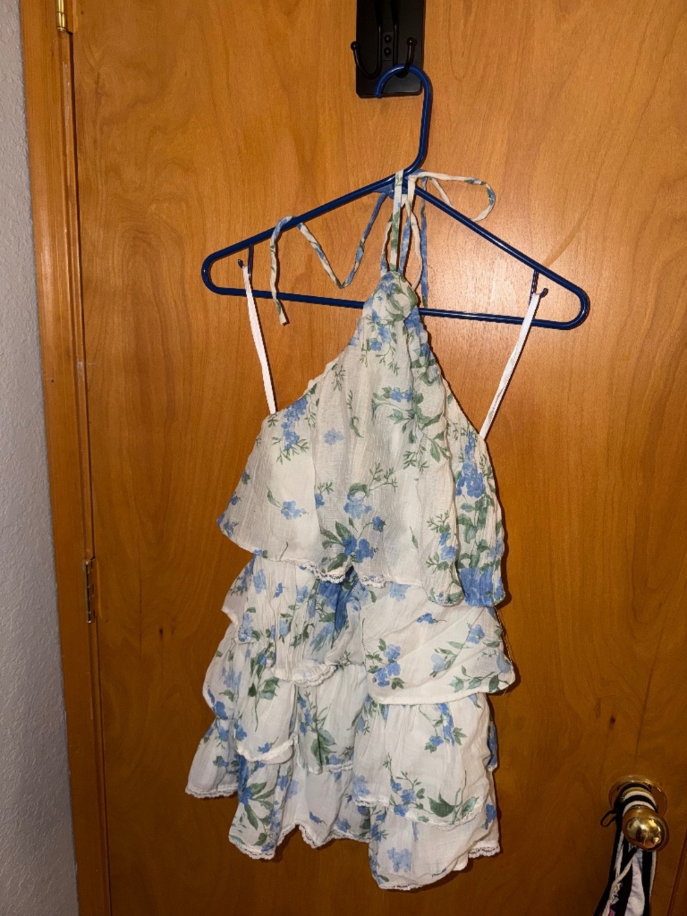 Blue Skies All Day Floral Mini Dress